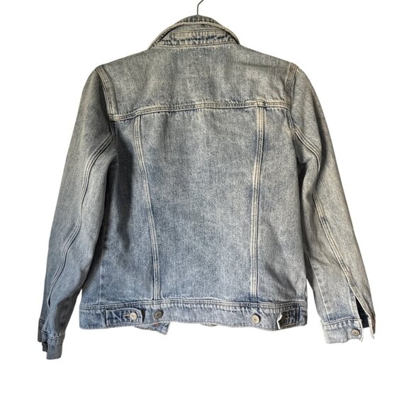 Old Navy Light Wash Denim Jacket Womens S Stylish Casual - Picture 2 of 7